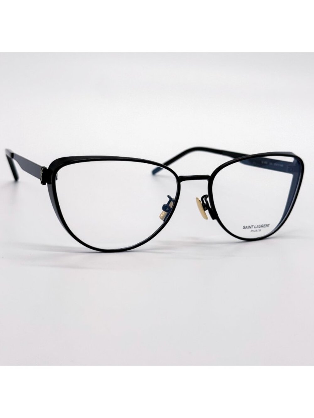 NEW SAINT LAURENT EYEGLASSES SLM92 003 WOMEN CAT EYE BLACK EYEWEAR SL M92 - Picture 4 of 10